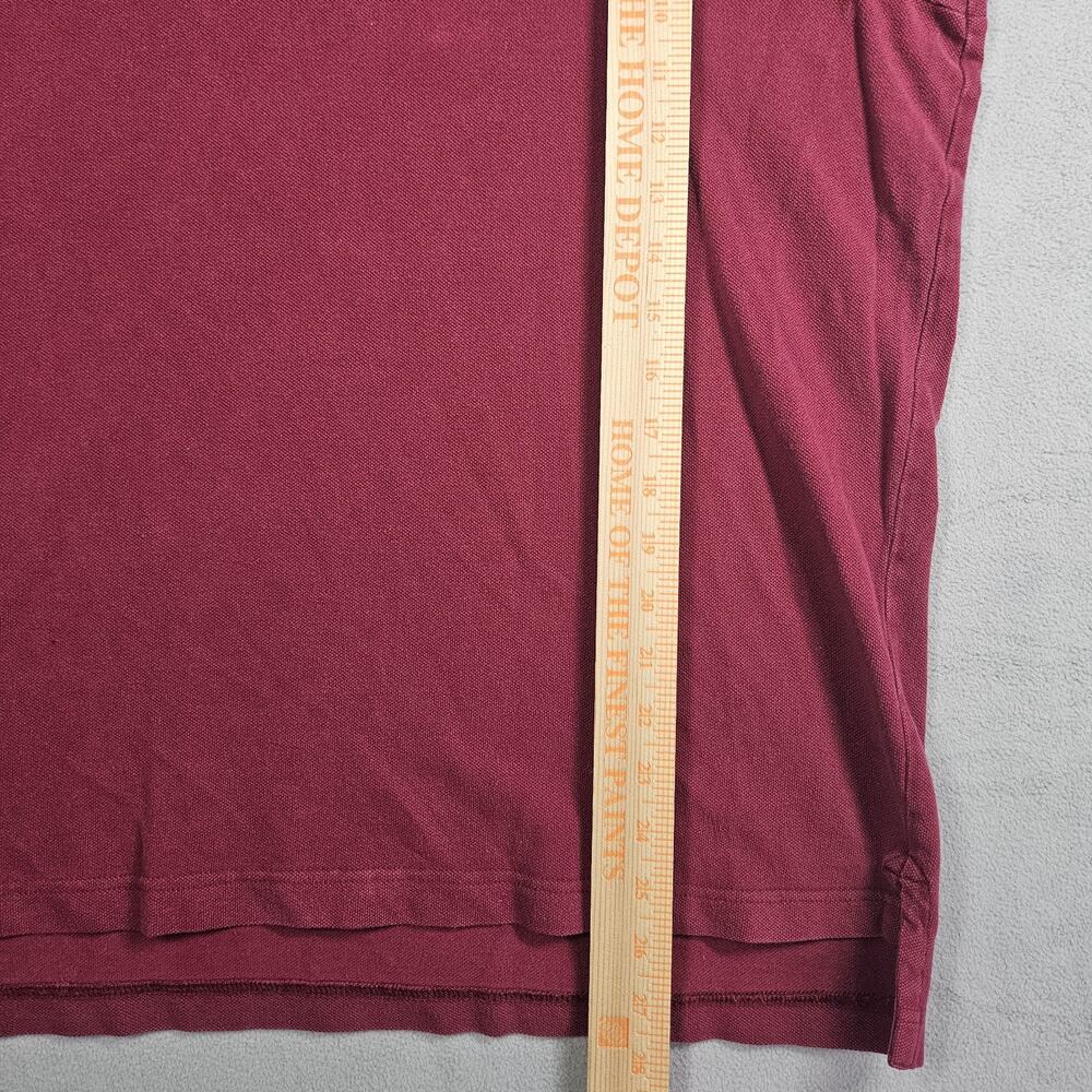 Vintage Abercrombie & Fitch Muscle Polo Shirt Mens XL Red Preppy Long Sleeve Y2K - Picture 16 of 16